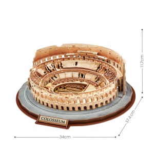Cubic Fun - Puzzle 3D Colosseum nivel complex 163 piese - Img 2