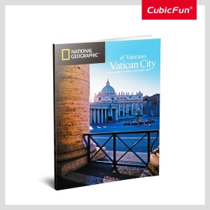 Cubic Fun - Puzzle 3D si brosura bazilica Sfantul Petru 101 piese - Img 3