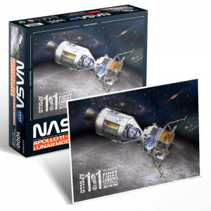 Cubic Fun - Puzzle Nasa - Modulul De Comanda Apollo 11, 1000 Piese - Img 2