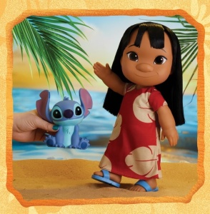 Papusa Lilo cu figurina Stitch, Just Play - Img 2