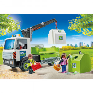 Playmobil - Camion De Reciclare Sticla Cu Container - Img 3