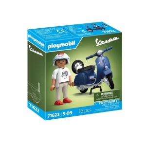 Playmobil - Vespa albastra cu un barbat - Img 2