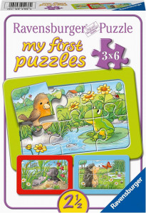Puzzle Animale In Gradina, 3X6 Piese - Img 2