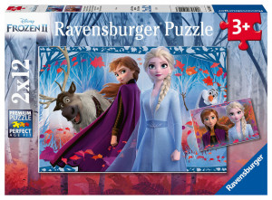 Puzzle Frozen II, 2X12 Piese - Img 5
