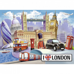 Puzzle Londra, 100 Piese - Img 2