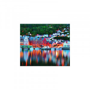 Puzzle Orasul Bergen, 1000 Piese - Img 2