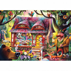 Puzzle Scufita Rosie, 1000 Piese - Img 2