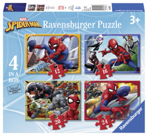 Puzzle Spider-Man, 12/16/20/24 Piese - Img 2
