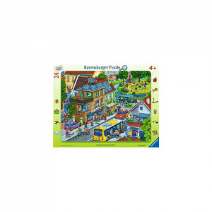 Puzzle Tip Rama Orasul Nostru Verde, 24 Piese