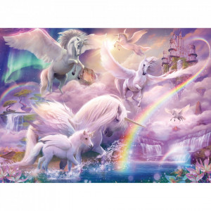 Puzzle Unicorni, 100 Piese - Img 2