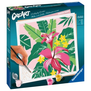 Ravensburger - Pictura pe numere plante tropicale - Img 3