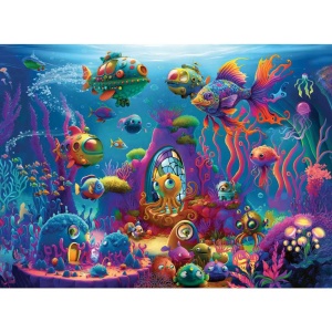 Ravensburger - Puzzle animalele oceanului 150 piese - Img 2