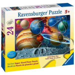 Ravensburger - Puzzle mare de podea sa pasim in spatiu 24 piese - Img 3
