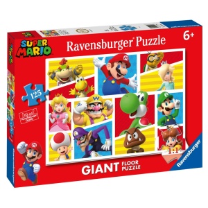 Ravensburger - Puzzle mare de podea Super Mario 125 piese - Img 2