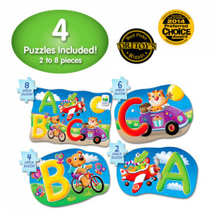 Set Primele Mele 4 Puzzle-Uri Abc - Eng - Img 3
