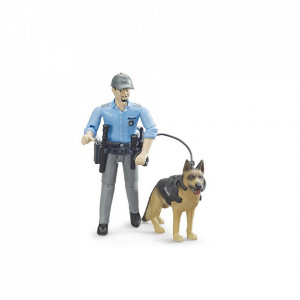 Bruder - Figurina Politist Cu Caine - Img 3