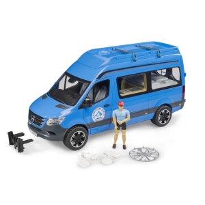 Bruder Sprinter Camping Mercedes Benz cu sofer si accesorii - Img 2