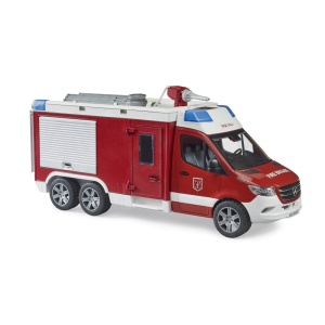 Bruder sprinter de pompieri Mercedes Benz cu sirena - Img 3