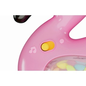 Clementoni - Zornaitoare interactiva flamingo cu melodii ce contribuie la dezvoltarea multisenzoriala - Img 4