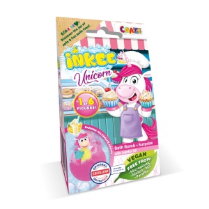 Craze - Bila de baie Inkee cu surpriza unicorn cu diferite meserii - Img 2