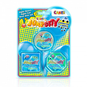 Craze - Jumputty - Plastilina Saritoare Blister 3 Buc Diverse Culori - Img 2
