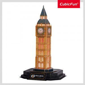CUBICFUN - PUZZLE 3D BIG BEN EDITIE LUMINOASA 32 PIESE - Img 3