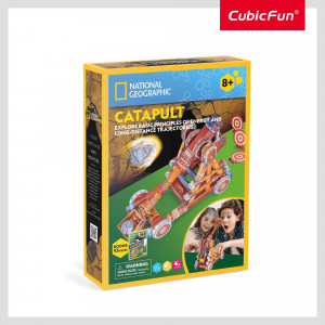 CUBICFUN - PUZZLE 3D CATAPULTA 84 PIESE CU BROSURA IN ROMANA - Img 4