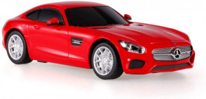Masina Cu Telecomanda Mercedes Amg Gt Rosu Cu Scara 1 La 24 - Img 6