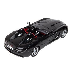 Masina Cu Telecomanda Mercedes-Benz Slr Neagra Scara 1 La 12 - Img 8