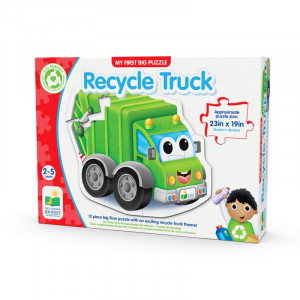 Primul Meu Puzzle De Podea - Camion De Reciclat - Img 2