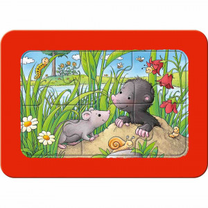 Puzzle Animale In Gradina, 3X6 Piese - Img 3