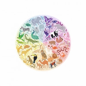 Puzzle Cerc Animale, 500 Piese - Img 2