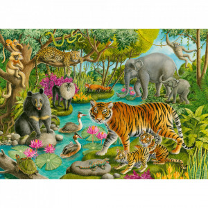 Puzzle Padure In India, 60 Piese - Img 3