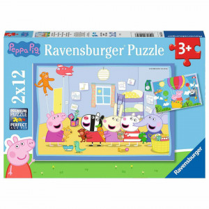 Puzzle Peppa Pig, 2X12 Piese - Img 2