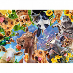Puzzle Portret Cu Animale, 200 Piese - Img 2