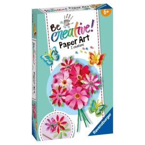 Ravensburger - Be Creative Set mini de creatie flori si fluturi din hartie - Img 2