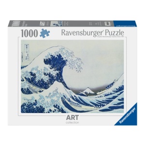 Ravensburger - Puzzle valuri in Kanagawa 1000 piese design nou - Img 3