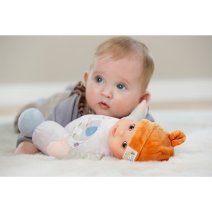 Zapf - Baby Annabell Bebelus cu caciulita maro 30 cm - Img 3