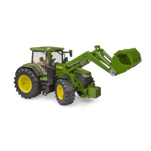Bruder tractor John Deere 7R 350 cu incarcator frontal - Img 3