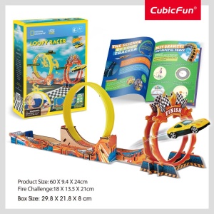 Cubic Fun - Joc Educativ STEM National Geographic puzzle 3D Cursa trasnita - Img 2