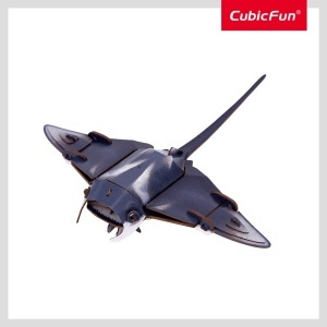 Cubic Fun - National Geographic Animale Salbatice Puzzle 3D Diavol de mare 53 piese - Img 4