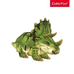 Cubic Fun - National Geographic Dinozauri Puzzle 3D Triceratops 61 piese - Img 4