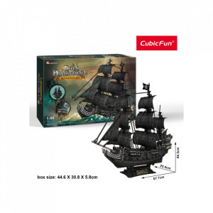 Cubic Fun - Puzzle 3D Nava Mare Queen Anne 328 Piese - Img 2