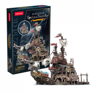 Cubic Fun - Puzzle 3D Nava Pirati 218 Piese - Img 2