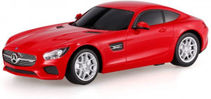 Masina Cu Telecomanda Mercedes Amg Gt Rosu Cu Scara 1 La 24 - Img 7