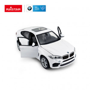 Masinuta Metalica Bmw X6M Alb Scara 1 La 24 - Img 2