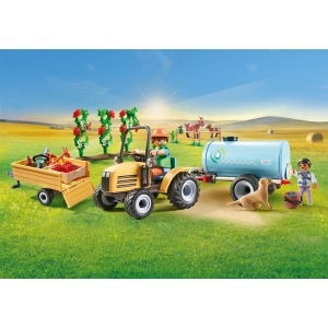 Playmobil - Tractor Cu Remorca Si Cisterna De Apa - Img 3