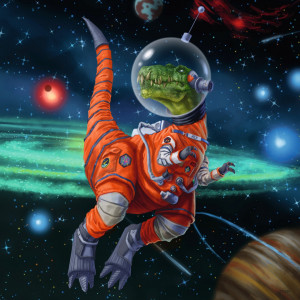 Puzzle Dinozauri In Spatiu, 3X49 Piese - Img 3