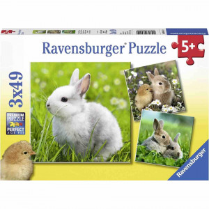 Puzzle Iepurasi, 3X49 Piese - Img 4