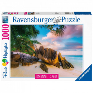 Puzzle Paradisul Din Seychelles, 1000 Piese - Img 2